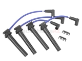 702B Karlyn-STI Spark Plug Wire Set; Blue High Performance Silicone Over Silicone 7mm Wire