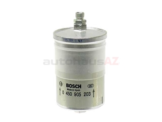 71051 Bosch Fuel Filter; With Threaded Fittings; 75mm Diameter x 110mm Length
