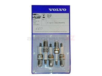 8642660 Genuine Volvo Spark Plug Set; SET of 5