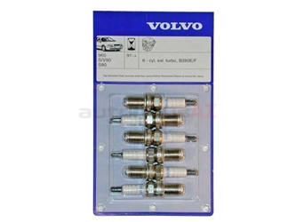 8642661 Genuine Volvo Spark Plug; PACK of 6
