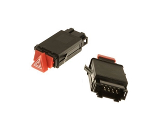8D0941509H01COE Genuine Audi Hazard Warning Switch; With Integral Turn Signal/Flasher Relay