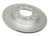 8E0615601P ATE Coated Disc Brake Rotor; Rear ; 245x10mm Solid Without Integral Hub