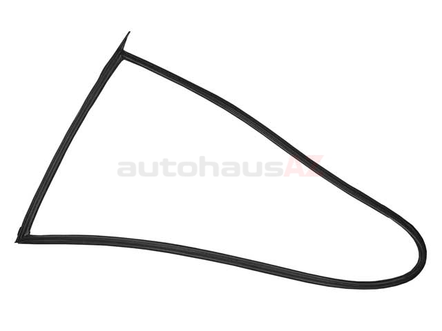 90154390220 O.E.M. Side Window Seal; Rear Right; Quarter Glass Seal; With Moveable Glass