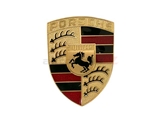 90155921020 Genuine Porsche Emblem; Porsche Crest Hood Badge