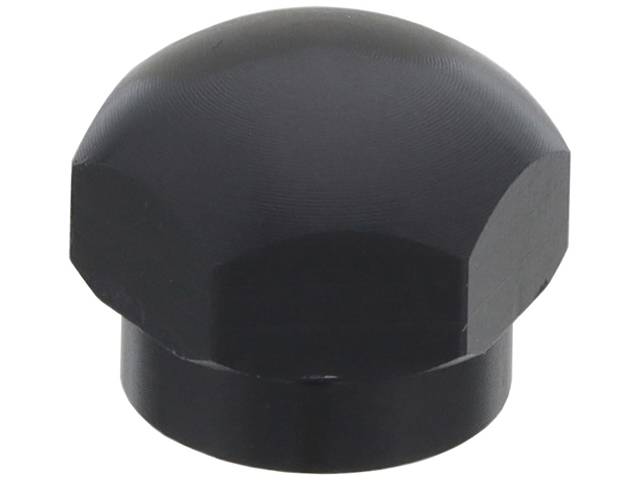 90162834100 O.E.M. Windshield Wiper Arm Cap Nut; Front Left Black
