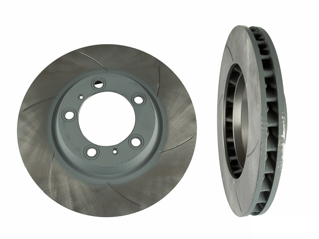 909330 Sebro Sport Slotted Disc Brake Rotor; Front Right