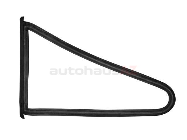 91154303501 O.E.M. Side Window Seal; Left Rear Stationary Quarter Glass Seal