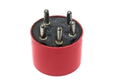 91161510801 URO Parts Multi Purpose Relay; Red/Brown Round with 5 Pin Connector