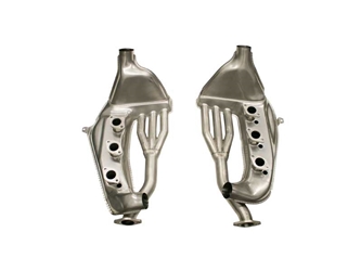 91911SSI Stainless Steel Innovations Exhaust Manifold Heat Exchanger; Stainless Steel, Left/Right, Ø38 mm Outside Inlet Tubing