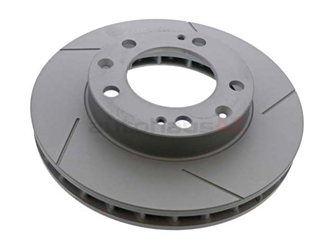 92835104401 Zimmermann Coat Z Disc Brake Rotor; Front Right; Directional; Vented