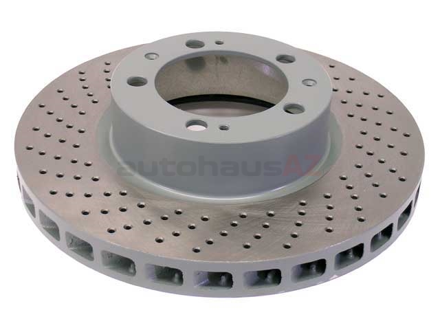 96535104500 Sebro Disc Brake Rotor; Left Front; Directional; Vented, Cross-Drilled