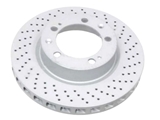 99335104401 Zimmermann Coat Z Disc Brake Rotor; Front Right; Directional; Vented 302x31mm; Cross-Drilled