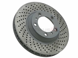 99635141002 Sebro Coated Disc Brake Rotor; Front Right; Directional; Cross-Drilled