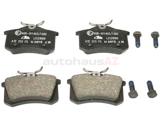 1J0698451R ATE Ceramic Brake Pad Set; Rear