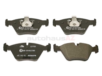 34113404362 ATE Ceramic Brake Pad Set; Front