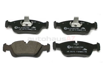 34116761244 ATE Ceramic Brake Pad Set; Front
