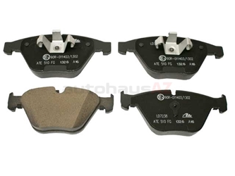 34116780711 ATE Ceramic Brake Pad Set; Front