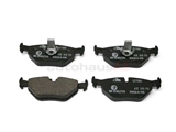 34216761281 ATE Ceramic Brake Pad Set; Rear