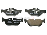 34216774692 ATE Ceramic Brake Pad Set; Rear