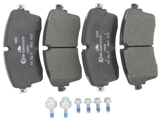 LR162044 ATE Ceramic Brake Pad Set; Front