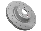 2204211112 ATE Coated Disc Brake Rotor; Front