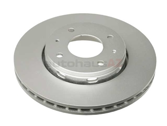 30818027 ATE Coated Disc Brake Rotor; Front