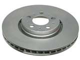 31423325 ATE Coated Disc Brake Rotor; Front