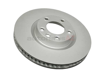 7P6615302A ATE Coated Disc Brake Rotor; Front Right; Directional