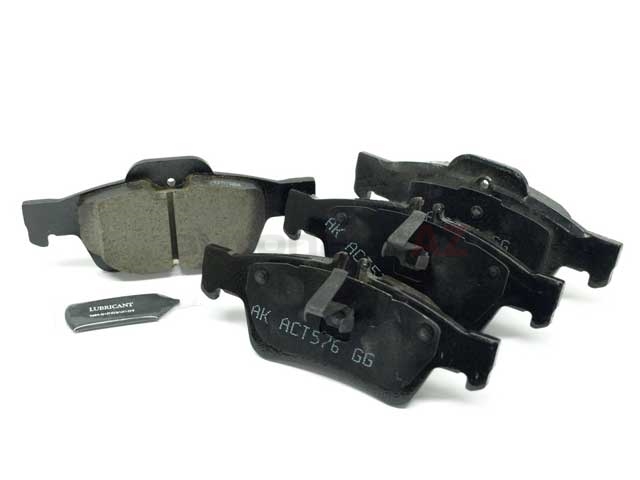 0074206720 Akebono Euro Brake Pad Set; Rear