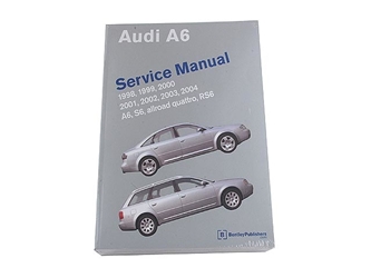 AU8006040 Robert Bentley Repair Manual - Book Version; 1998-2004 A6,RS6,S6; OE Factory Authorized
