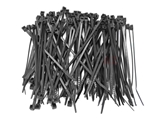 15144 Auveco Nylon Cable Ties (100 Pack); 4x3/32in; Black Color