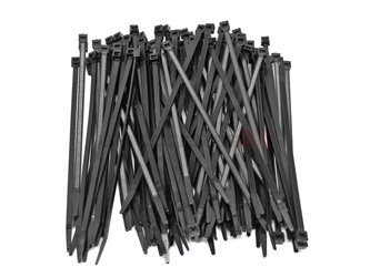15145 Auveco Nylon Cable Ties (100 Pack); 5.5x1.8in; Black Color