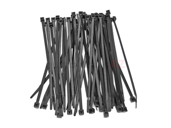 15146 Auveco Nylon Cable Ties (50 Pack); 7x3/16in; Black Color