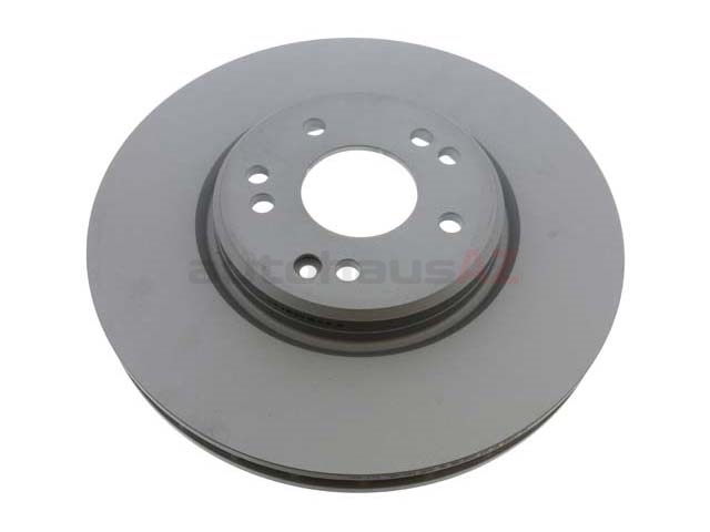129421171264 ATE Coated Disc Brake Rotor; Front Left