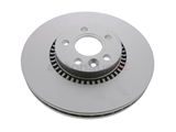31400764 ATE Coated Disc Brake Rotor; Front