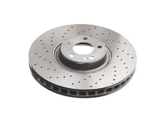 0004212312 Brembo Disc Brake Rotor; Front; Vented & Cross-Drilled 360x36mm