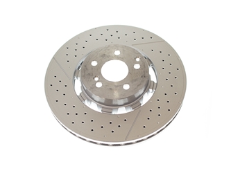 2124210512 Brembo Disc Brake Rotor; Front Cross-Drilled