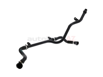 17127604544 Genuine BMW Water Hose Assembly; Thermostat, Trans Oil Cooler, Heater Hose (3-Way Hose)
