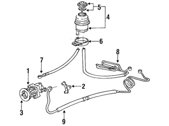 32411141205 Genuine BMW Power Steering Pump