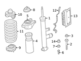 37106895296 Genuine BMW Coil Spring Lowering Kit/Shock Absorber Kit/Stabilizer Bar Kit; Left, Right, Rear