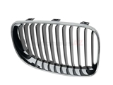 51137166440 Genuine BMW Grille; Right; Chrome with Black Grille