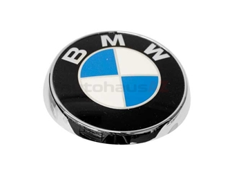 51148240128 Genuine BMW Emblem; BMW Roundel for Rear Hatch