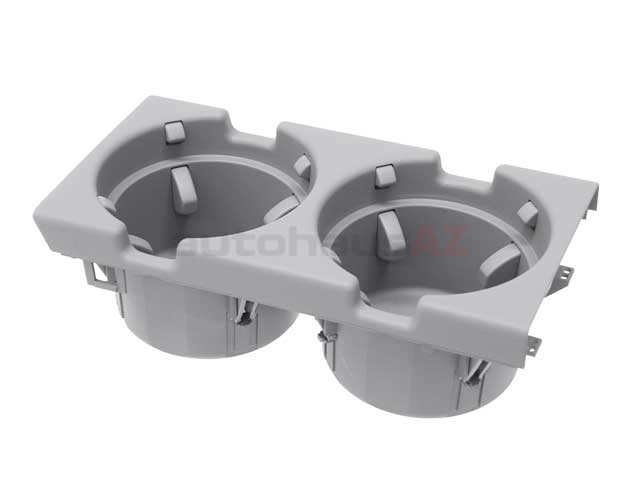 51168248504 Genuine BMW Cup Holder; Center Console; Gray
