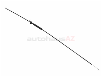 51237197474 Genuine BMW Hood Release Cable; Rear Section