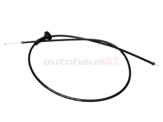 51237201904 Genuine BMW Hood Release Cable; Release Handle to Cable