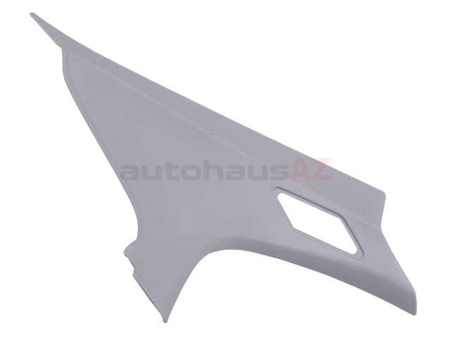 51438225575 Genuine BMW Body C-Pillar Trim Panel; Left; Light Gray