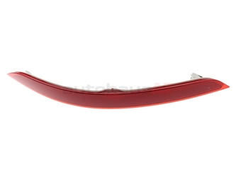 63147290091 Genuine BMW Bumper Cover Reflector; Rear Left; Red