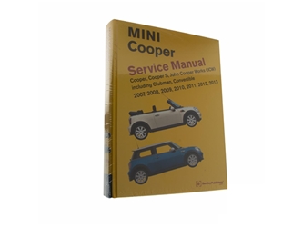 BM13 Robert Bentley Repair Manual - Book Version; 2007-2013 Mini Cooper/Cooper S Models.