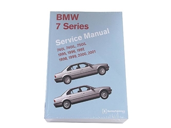 BM8000701 Robert Bentley Repair Manual - Book Version; 1995-2001 7 Series E38 Chassis; OE Factory Authorized