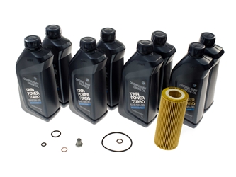 BMW3OILCHNGKIT Genuine BMW Twin Power Turbo + Mahle Oil Change Kit - 5W-30 Fully Synthetic